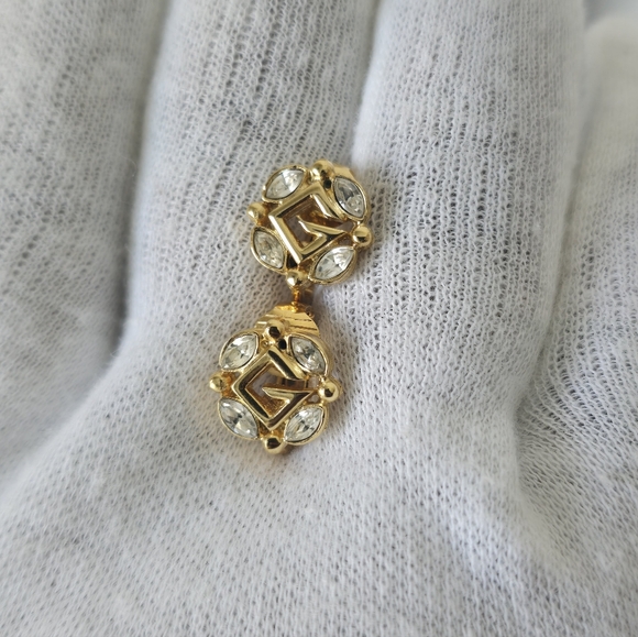 Givenchy Gold and Silver Earrings